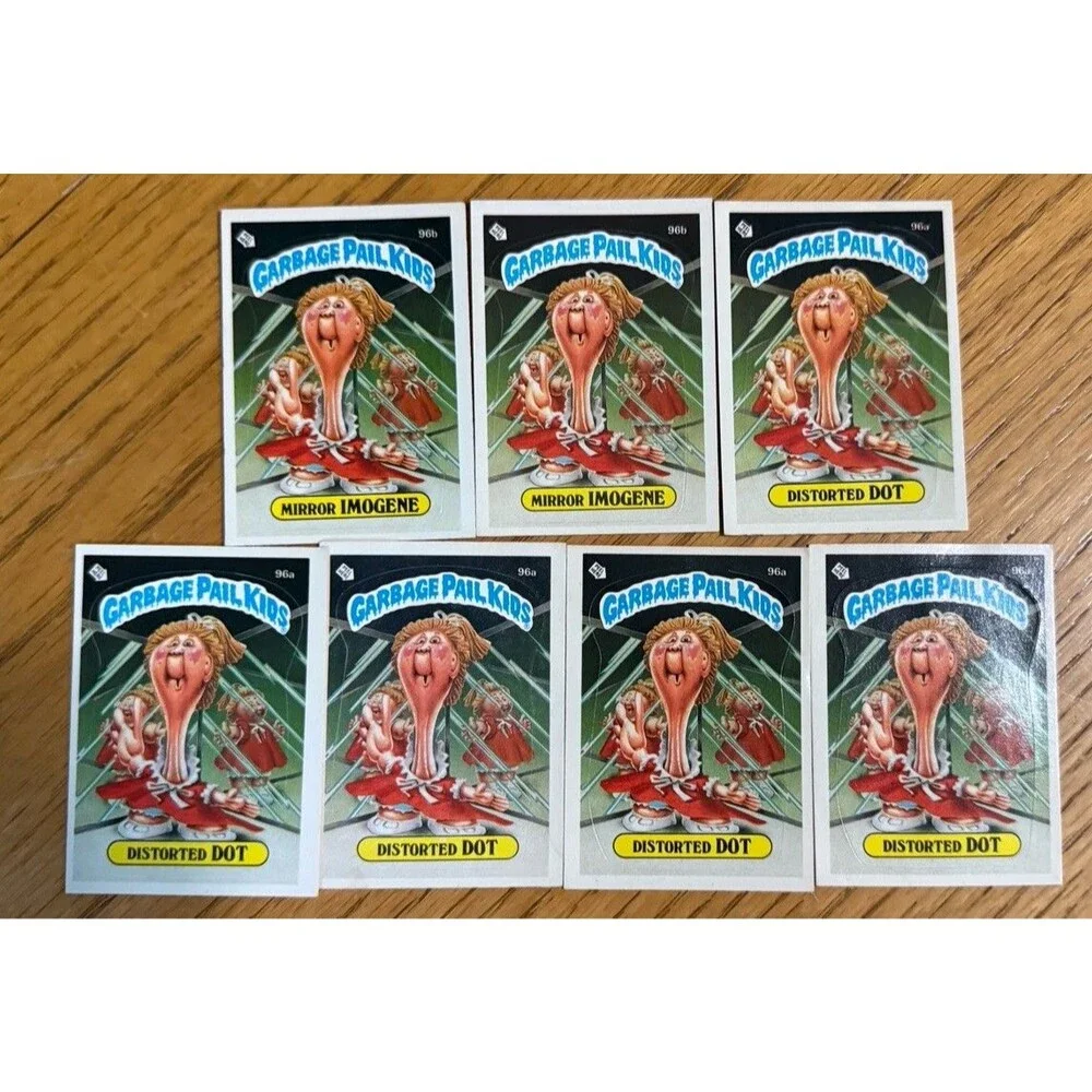 Distorted Dot Mirror Imogene 1986 Topps Garbage Pail Kids OS3 Lot 7 Cards